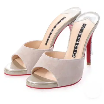 COMEX 베이지 오픈토 하이힐