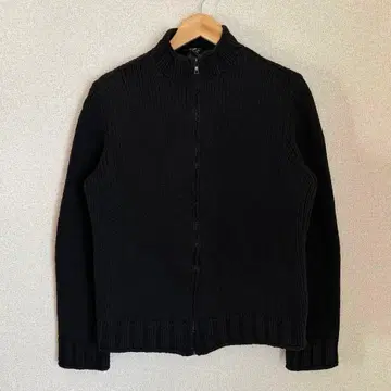 90s A.P.C. 집업 드라이버즈 니트 riri 프랑스제