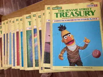 세서미 스트릿 트레저리 15권 세트 빈티지