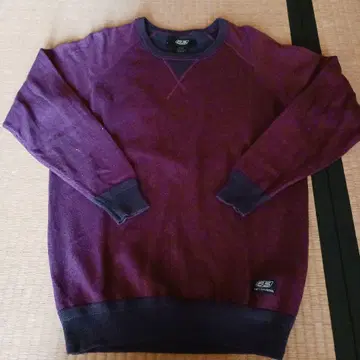 퍼플 크루넥 스웨터 S