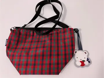 파밀리아 familiar 미니백 보트형 완판템 빨간색 체크