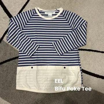 EEL Bifu Poke Tee 보더 7부 소매 티셔츠