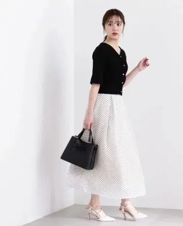 택 포함 새상품 오간 택 플레어 스커트