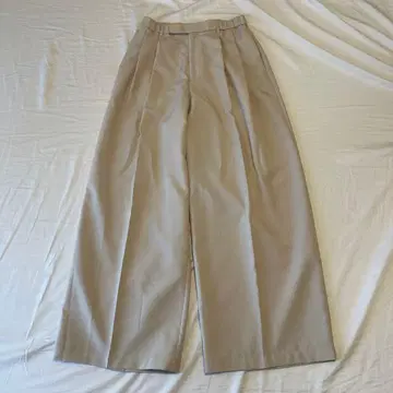 nano universe 베이지 와이드 팬츠 F 사이즈