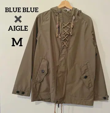 AIGLE BLUE BLUE 카키 마운틴 파카 [ M ] 아우터 남성용
