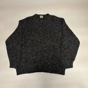 모헤어 니트 로우게이지 니트 구제 의류 80s