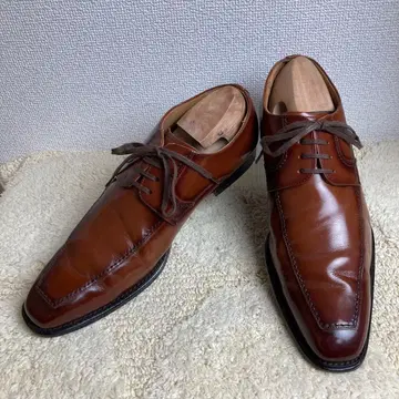 리갈 25.5cm U팁 124R 비즈니스 슈즈 가죽 신발 갈색 브라운