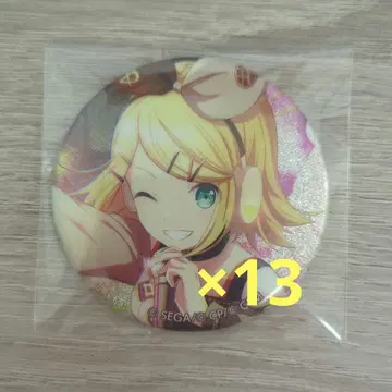 카가미네 린 글리터 캔뱃지 13개 덤 포함