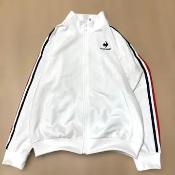 새상품급 르꼬끄 화이트 집업 자켓 골프 O 사이즈 609번