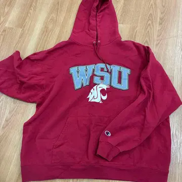 Champion WSU 로고 빨간색 XL 챔피온 후드티