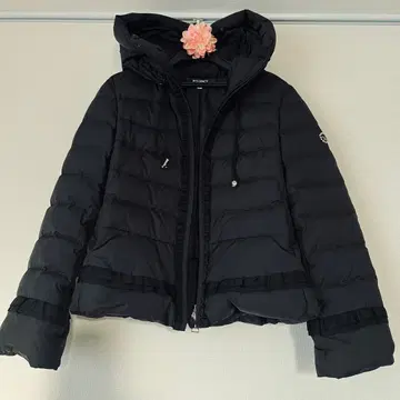 MY GRACY 후드 부착 다운 자켓 블랙 38 컨디션 최상
