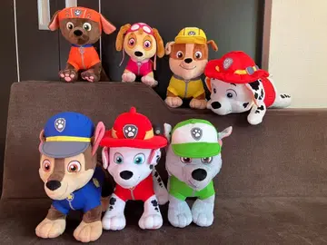 퍼피 구조대 봉제 인형 묶음 판매 7개