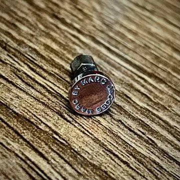 마크 제이콥스 실버 원형 귀걸이