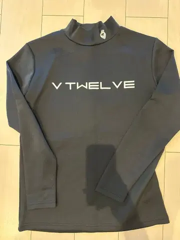 V TWELVE 블랙 하이넥 셔츠 M 사이즈