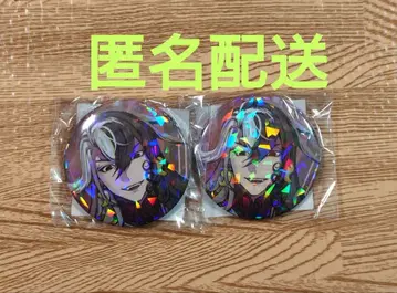 Fate FGO 아시야 도만 호텔 칼데아 홀로그램 캔뱃지 2개 세트