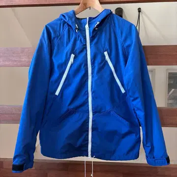 HARE 후드 부착 파랑 마운틴 파카 M 블루