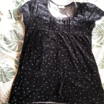 새상품급 튜닉 블랙 두꺼운 원단