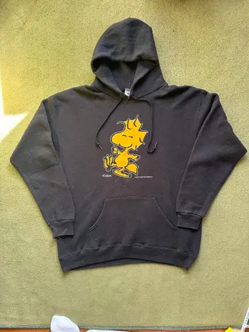 스누피 우드스탁 프린트 후드티 USA