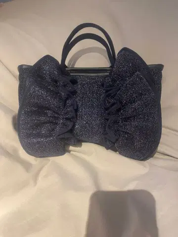 Rapture 네이비 리본 토트백