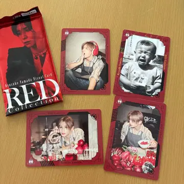 야마다 료스케 RED Collection 비주얼 카드 4장 세트