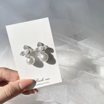 [ Bride me wedding ] ZP-01 큐빅 지르코니아 귀찌