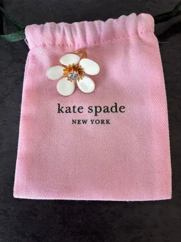 케이트 스페이드 플라워 모티브 반지 10호