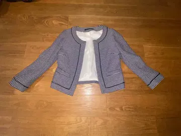 스트라이프 자켓 그린 라벨 릴랙싱