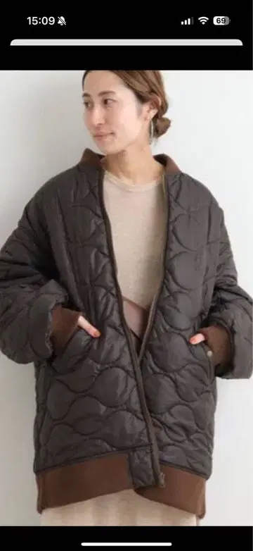 FRAMeWORK 프레임워크 롱 MA-1 리버서블 2WAY