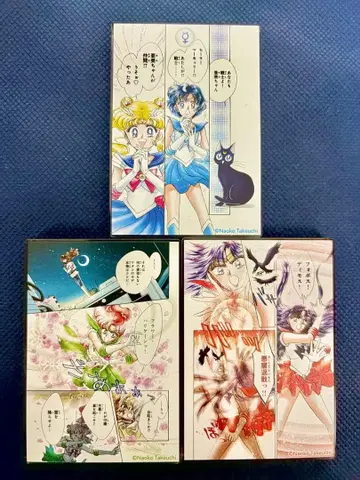 세일러문 카페 아크릴 블록 3개 세트 머큐리 마즈 등