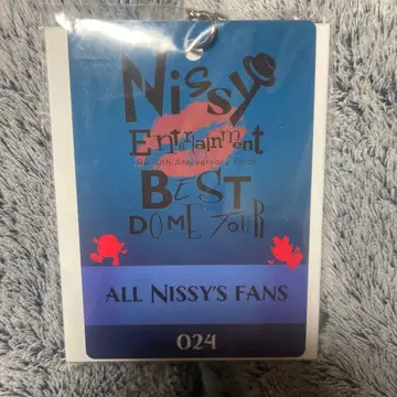 Nissy Re10th 라미네이티드 패스 키링 키링