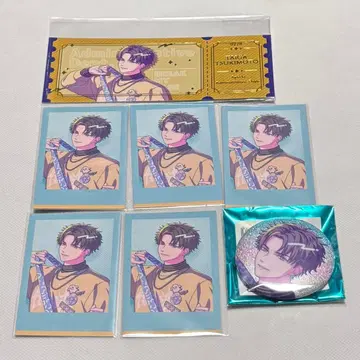 브레마이 츠키모토 타이거 특전 사진풍 카드 캔뱃지 Winter Fair