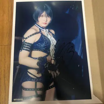 스타덤 친필 사인 포트레이트 안노 사오리 료고쿠 대회 여자 프로레슬링