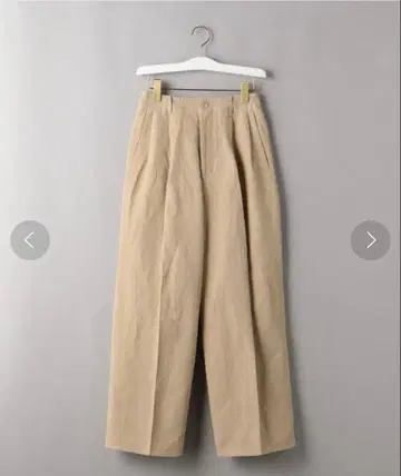 AURALEE 오라리 린넨 코튼 치노 팬츠