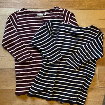 L.L.Bean 스트라이프 긴팔 니트T셔츠 2장 세트