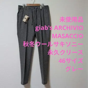 미사용품 잽스 아르키비오 마사초 가을/겨울 울 삭소니 46 사이즈