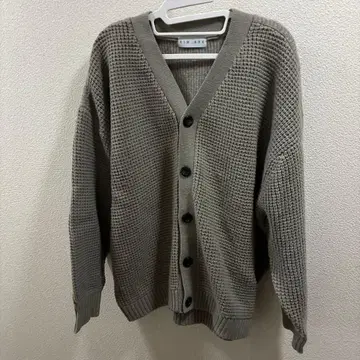 RIM.ARK 그레이 니트 가디건