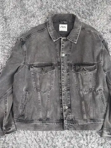 ZARA 그레이 데님 자켓 M