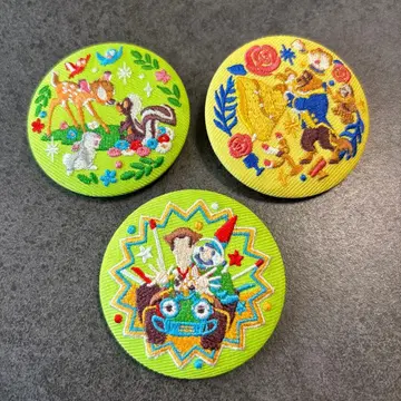 디즈니 밤비 미녀와 야수 토이스토리 자수 캔뱃지 자수 캔뱃지2