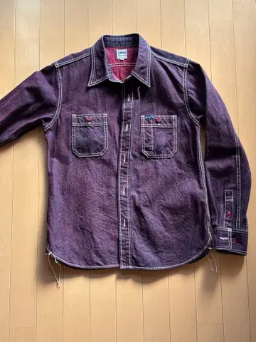 쿠라시키 텐료 데님 TENRYO DENIM 데님 워크 셔츠 M 사이즈