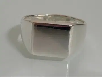 실버 925 스퀘어 인다이 반지