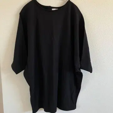 시착만 한 상품 SETENS 블랙 오버 사이즈 상의/F