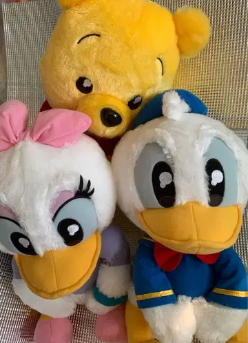 디즈니 우루리미 도날드 데이지 푸우 봉제 인형 새상품