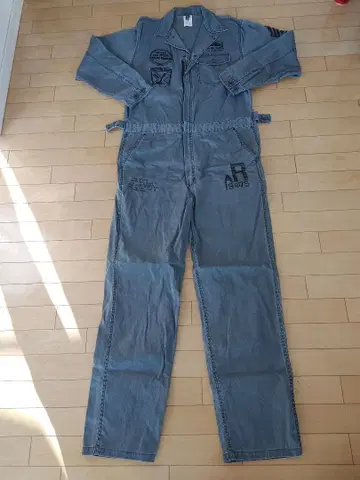 AVIREX 100% 코튼 점프슈트 남성용 L 사이즈