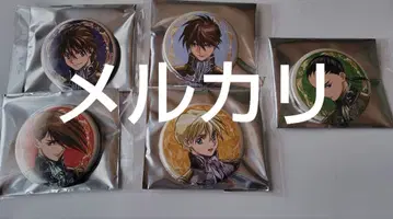 건담 W 디너쇼 캔뱃지 전 5종 세트