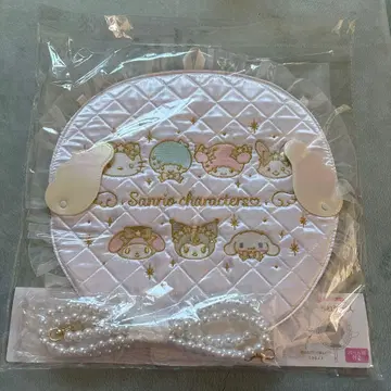 산리오 엔조이 아이돌 부채 케이스 펄 끈 포함 순백의 천사 미개봉 새상품