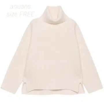 택 포함 새상품 anuans 울 캐시미어 래글런 터틀넥 풀오버