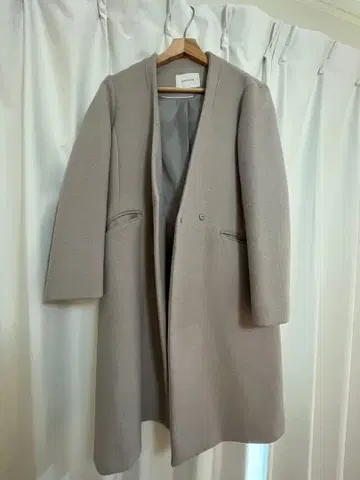 simplicite 노카라 롱 코트