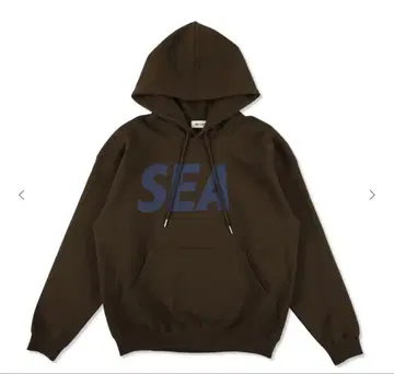 OG SEA 로고 후디 스웨트셔츠 미사용 새상품 브라운 XL