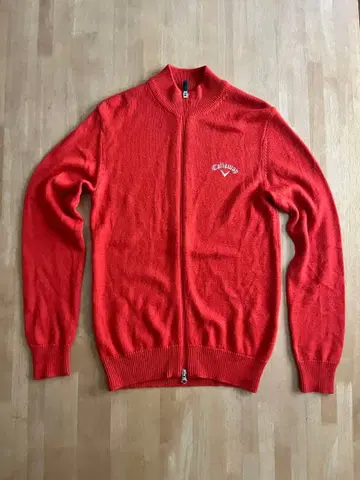 캘러웨이 오렌지 집업 니트 M 구제 의류