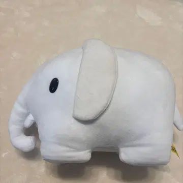 미피 화이트 코끼리 봉제 인형